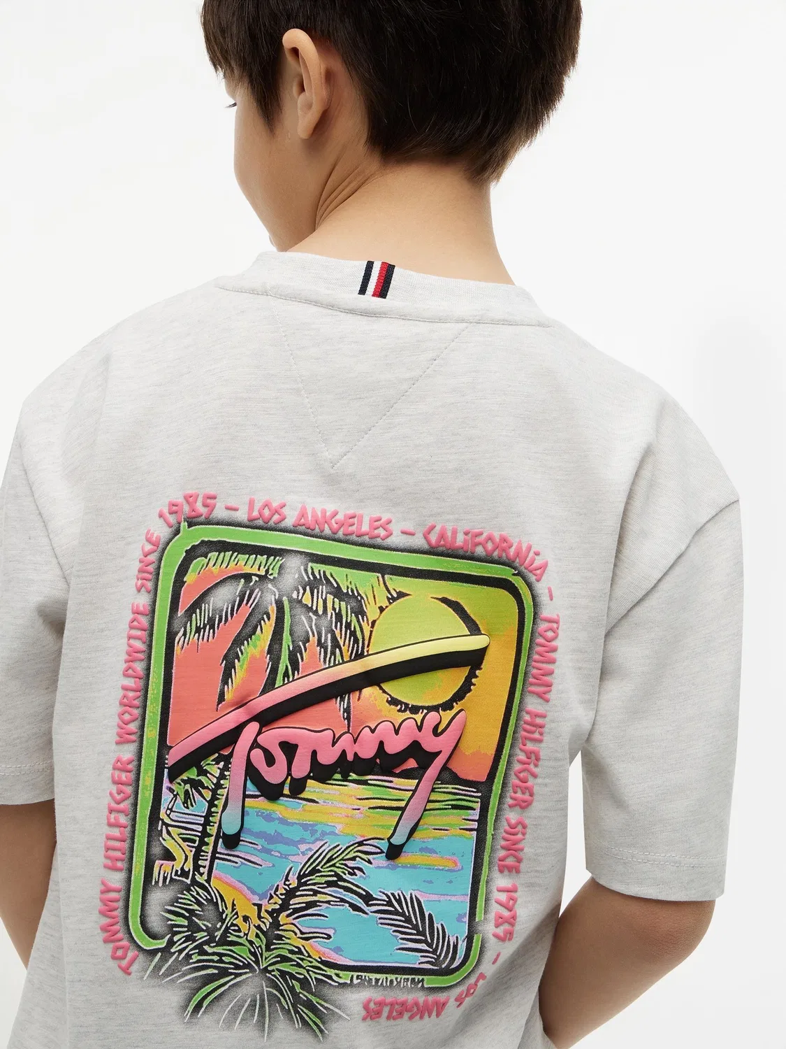 Футболка с рисунком Tommy Hilfiger, серый — фото 4