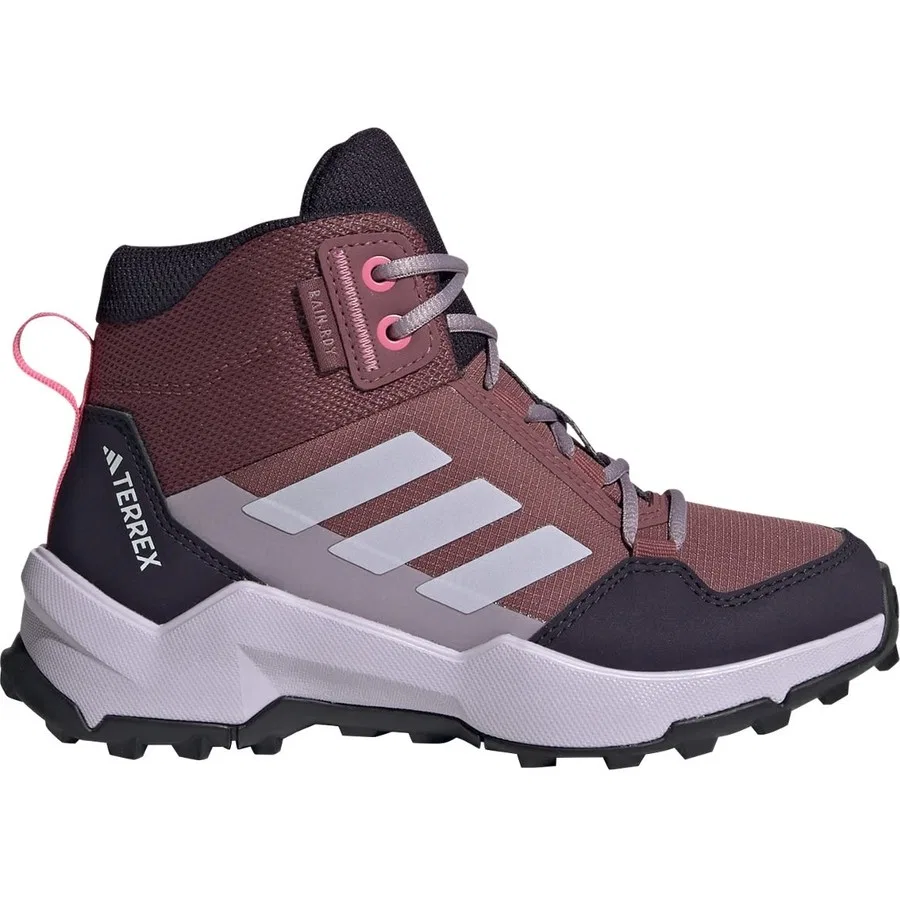 Ботинки для мальчика с защитой от разрывов TERREX AX4R R.RDY MID K adidas, Бордовый — фото 2