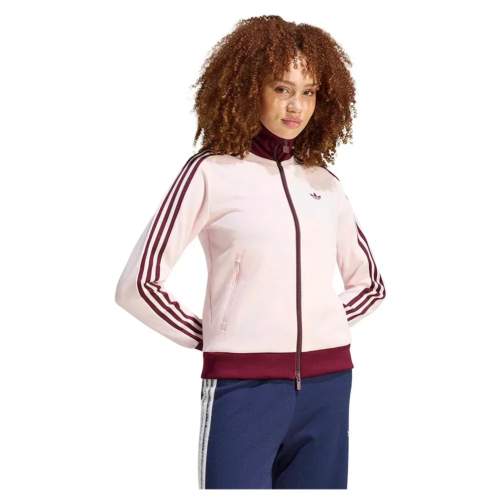 Толстовка на молнии Franz Beckenbauer Classic Adidas Originals, розовый