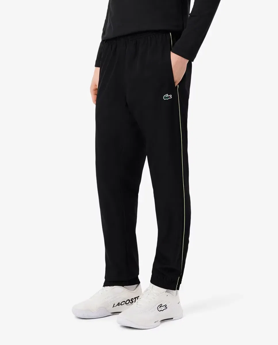 Мужские спортивные брюки из полиэстера Lacoste, Negro — фото 3