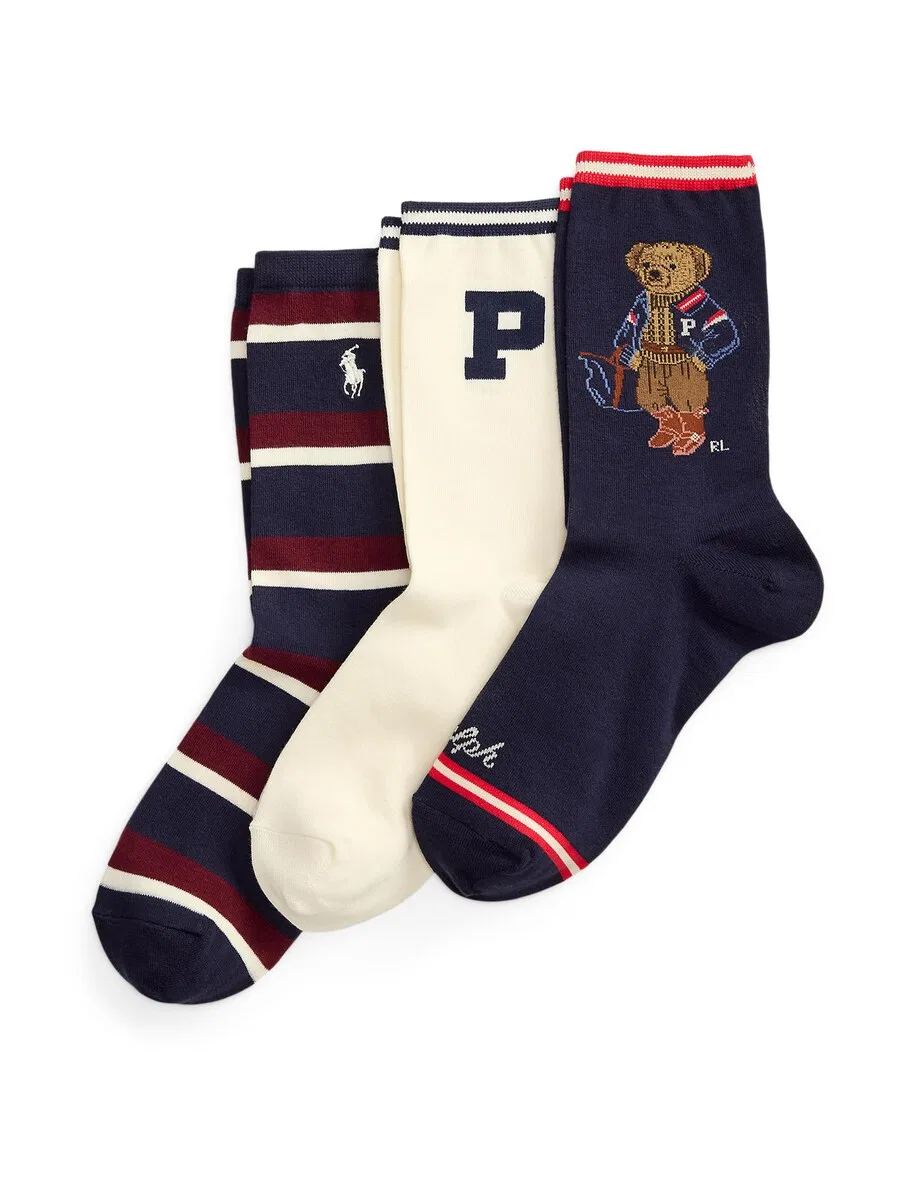 Носки Polo Ralph Lauren темно-синего и белого цвета