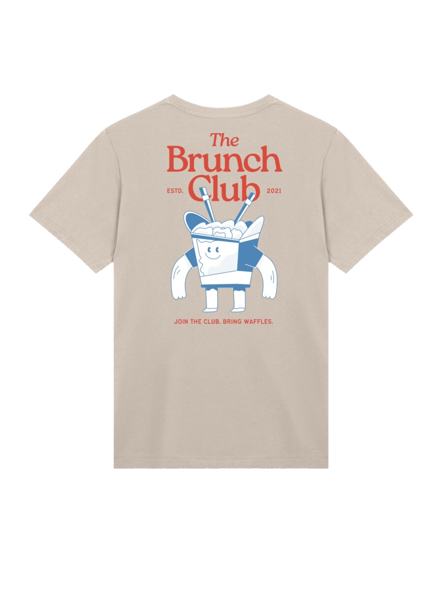 

Рубашка F4NT4STIC The Brunch Club, песочный