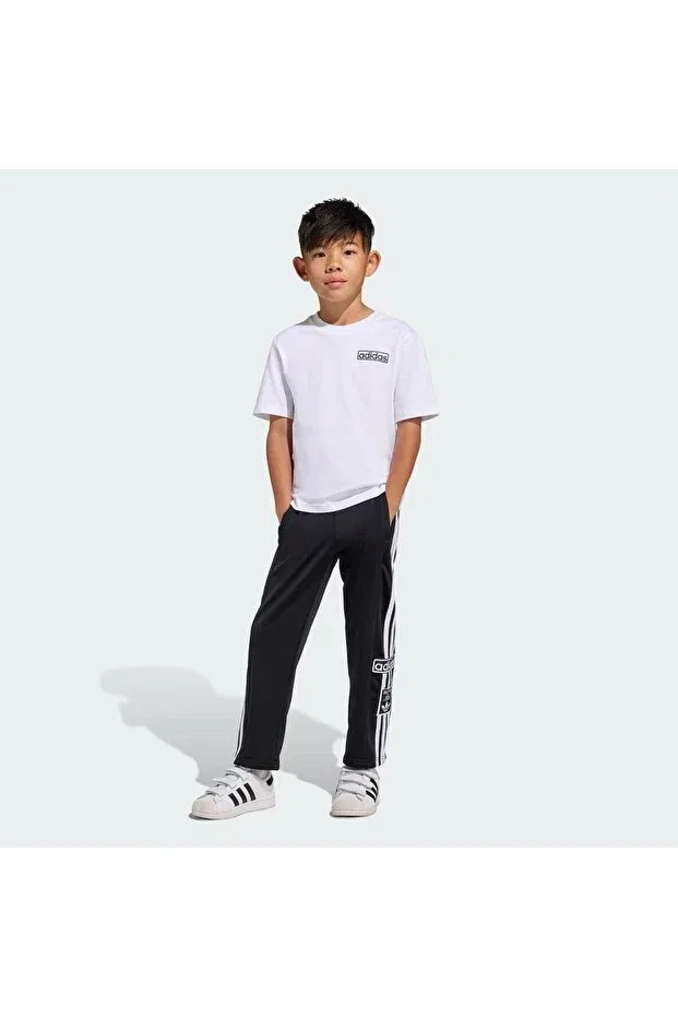 Детский спортивный комплект для девочек с коротким рукавом Adibreak kids tracksuit set Adidas, White — фото 3