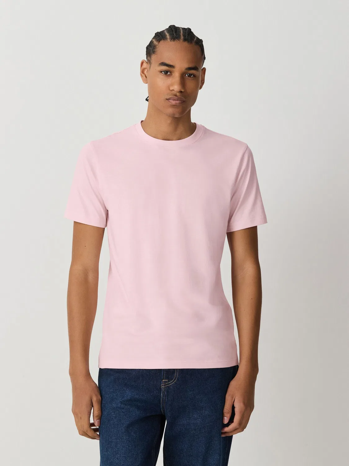 Футболка Slim Fit Essential Next, светло-розовый