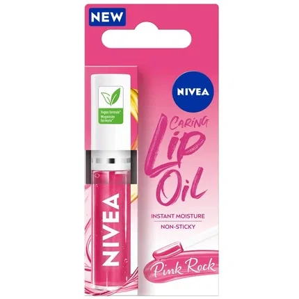 Масло для губ увлажняющее Nivea Caring Lip Oil, Pink Rock, 5.5 мл