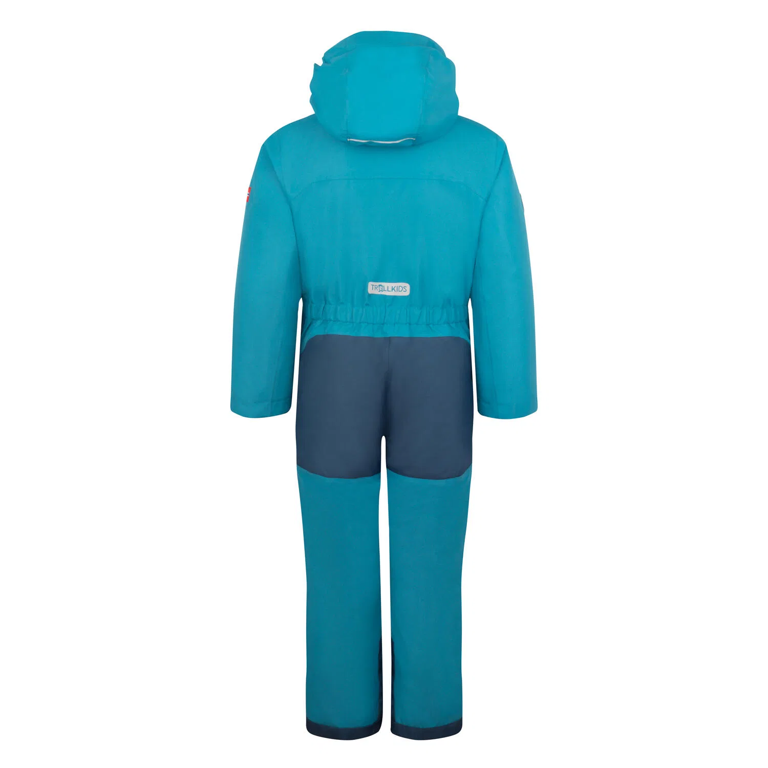Детский снегозащитный комбинезон Isfjord XT Trollkids, Dark Navy Mystic Blue Fresh Green — фото 2