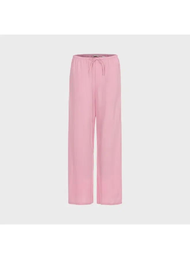 Брюки широкие мягкие комфортные Zara, розовый — фото 2