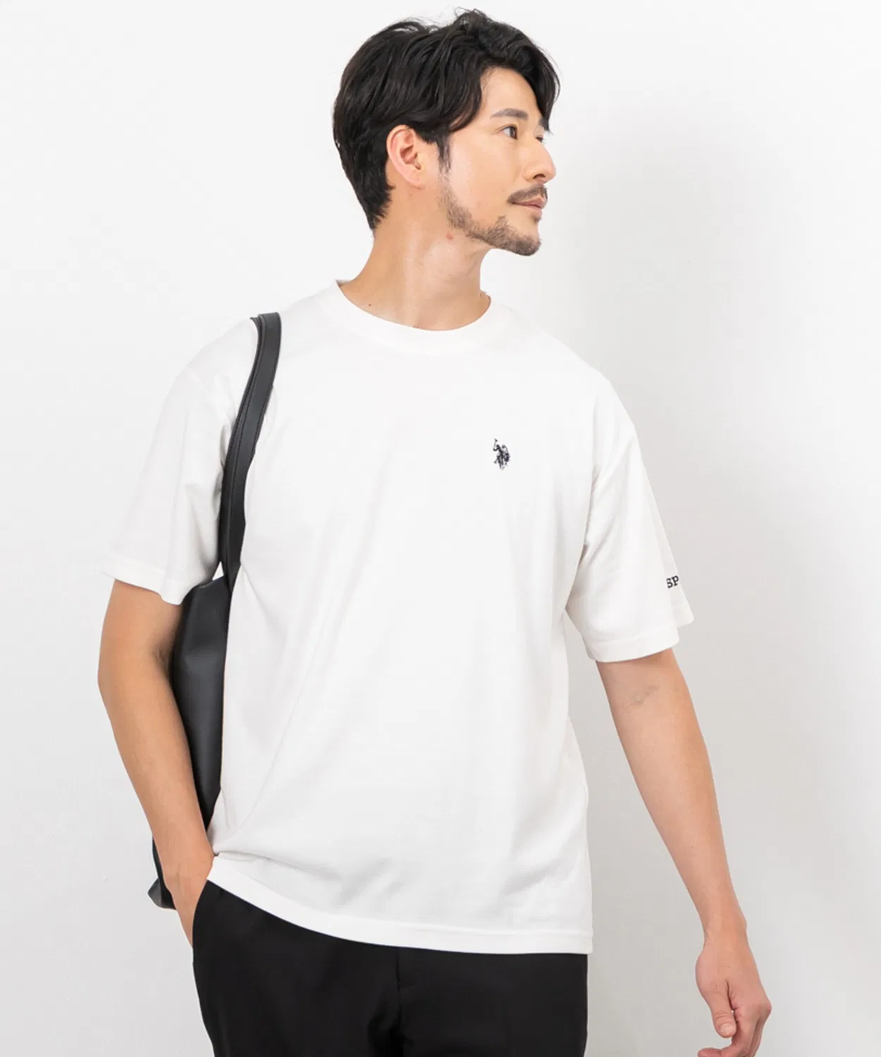 Мужская футболка с вышивкой Regular Silhouette U.S. POLO ASSN., Белый — фото 2