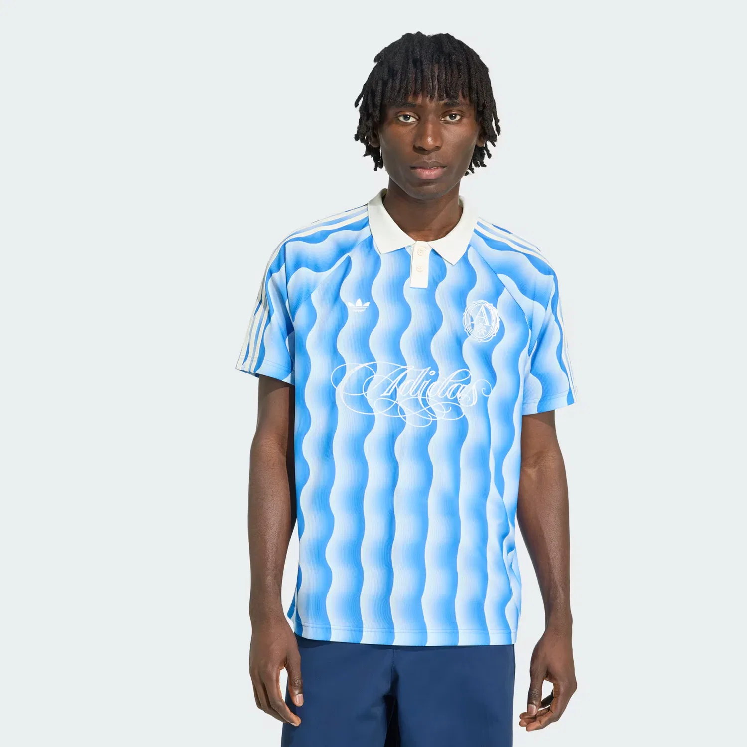 Мужская футболка свободного кроя Summer Glow Jersey Adidas Originals, синий