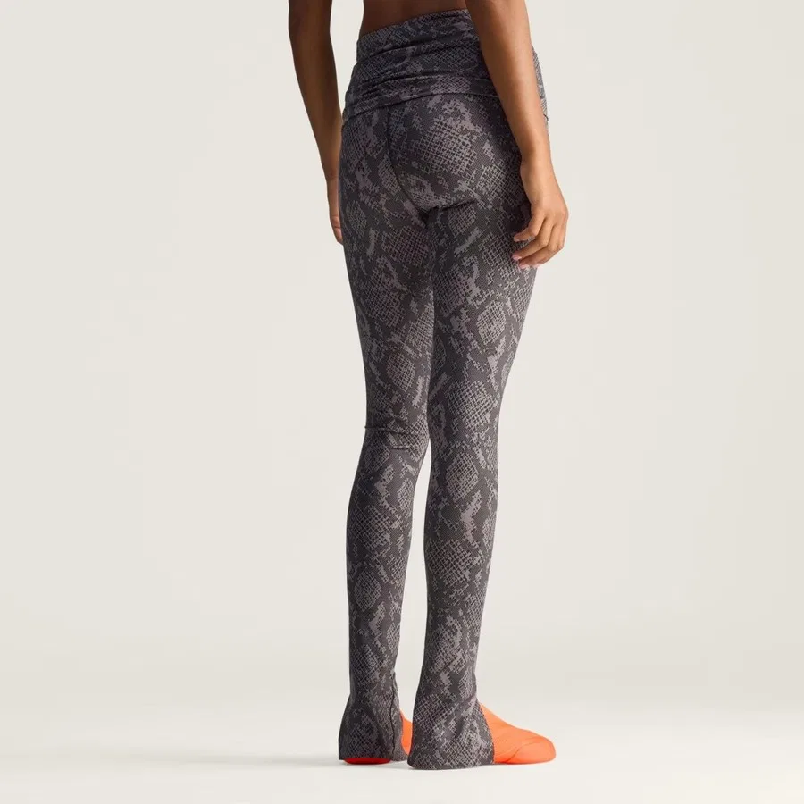 Женские леггинсы с рулонной талией By Stella McCartney Training Rolltop Splitcuff adidas, Черный — фото 2