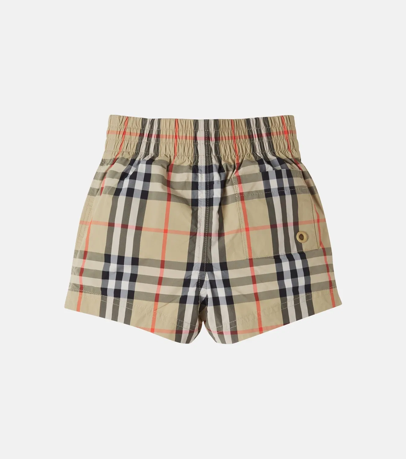 Шорты в клетку Burberry Kids, Sand Ip Check — фото 3