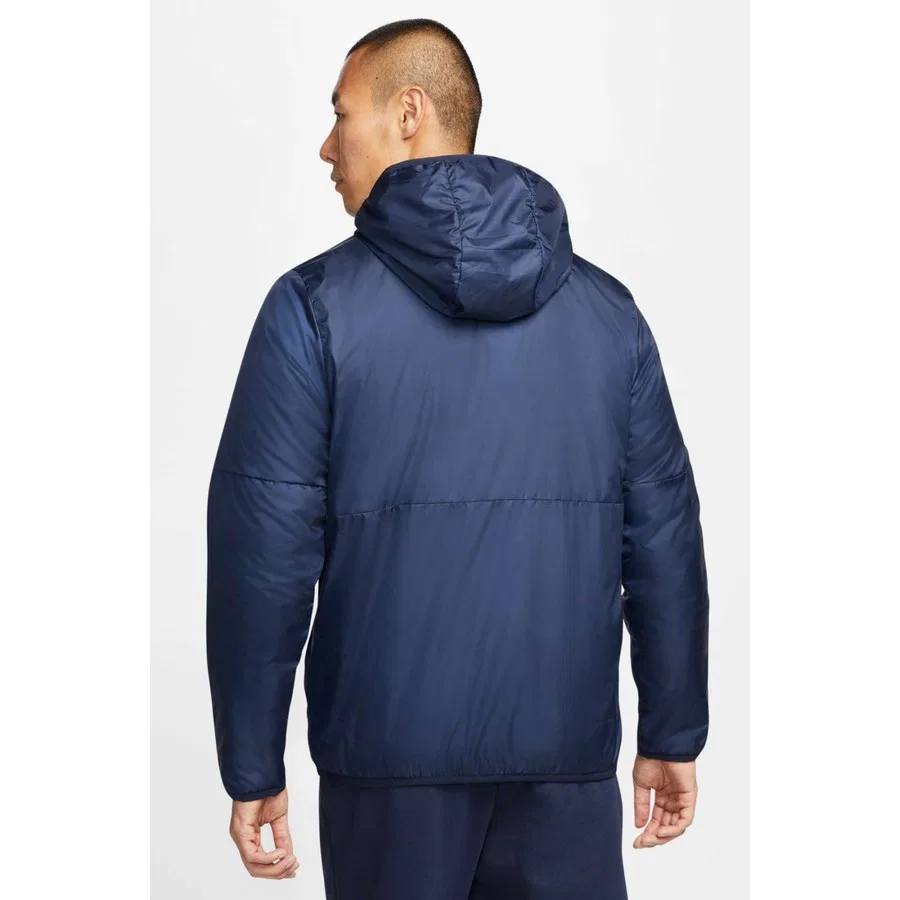 Мужская куртка для футбольных тренировок с капюшоном Nike Therma Repel Park, Черный — фото 2