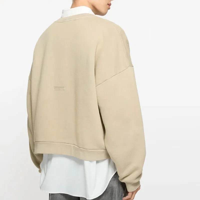 Свитер с логотипом Acne Studios, Earth Gray — фото 4