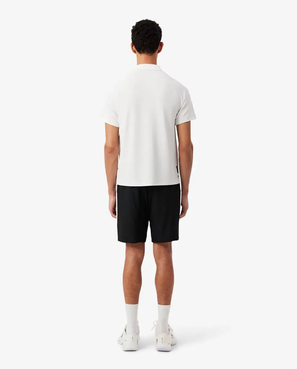 Мужские спортивные шорты с контрастной полосой Lacoste, Negro — фото 2