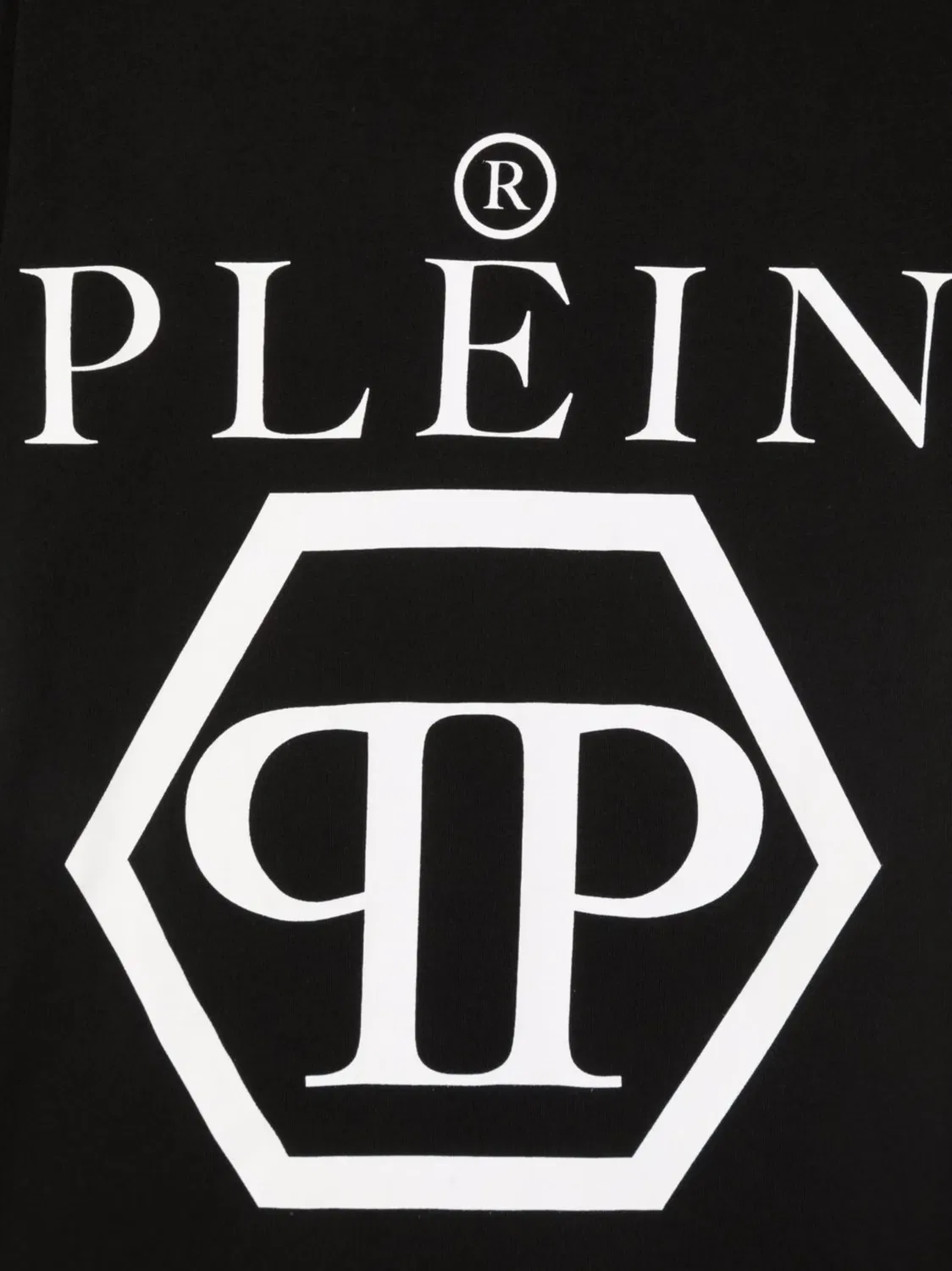 Хлопковая футболка с логотипом Philipp Plein, черный — фото 3