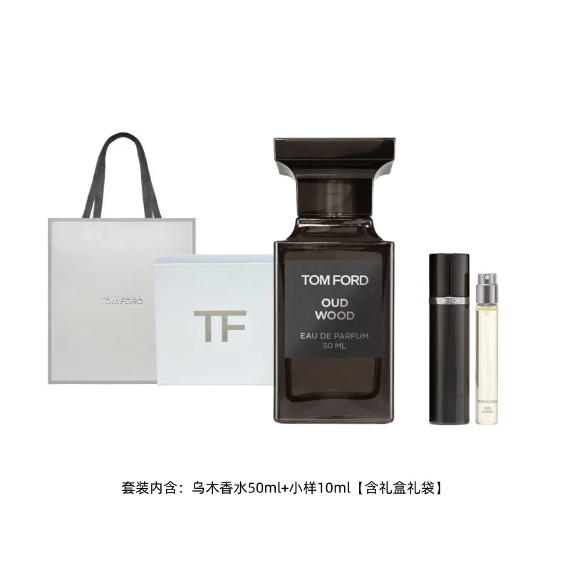 Парфюмерный набор Woody Tones Eau De Parfum EDP Agarwood Black Pepper Santalum Album TOM FORD, 50 мл + 10 мл — фото 2