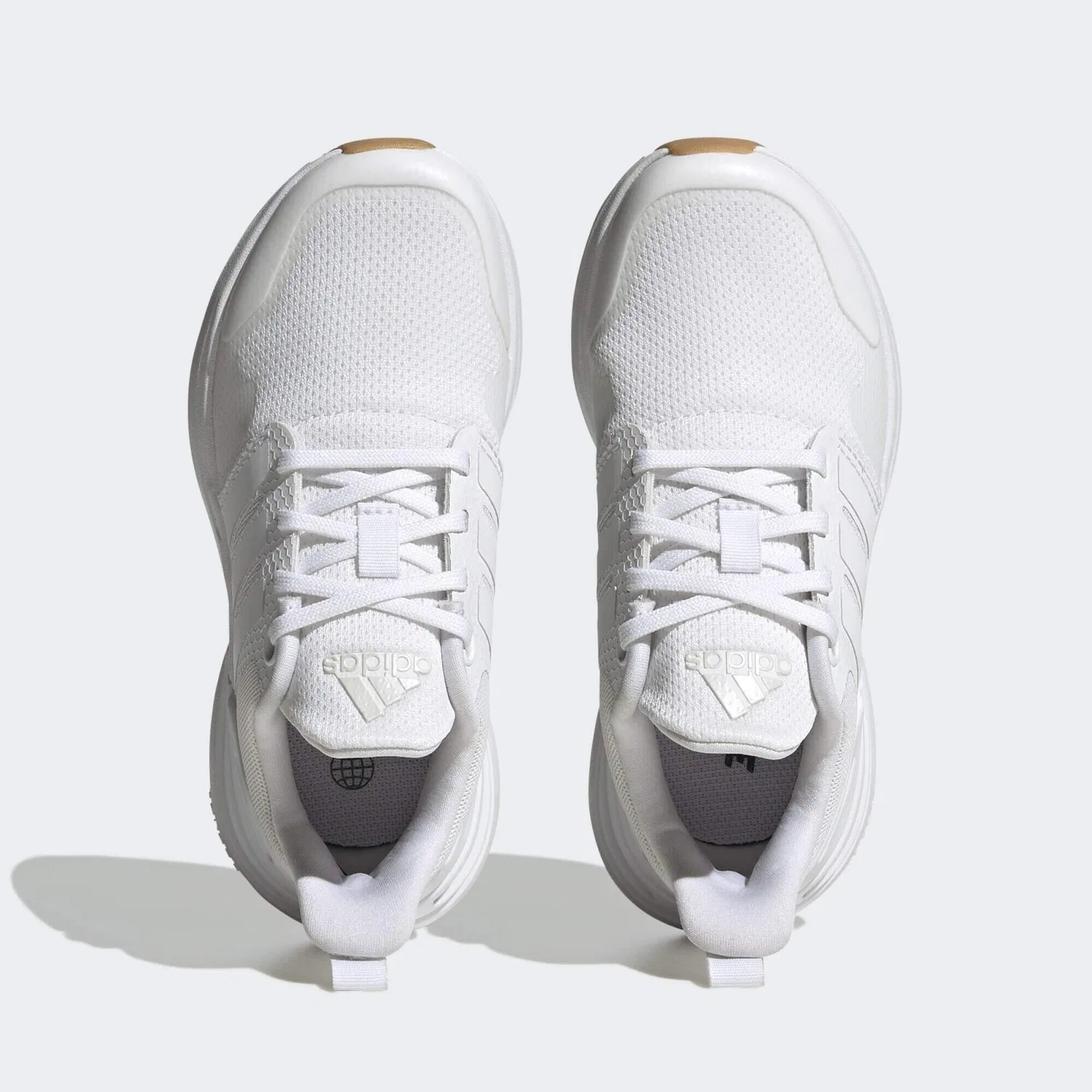 Детские кроссовки с шнуровкой RapidaSport Bounce Lace Adidas, Weiss — фото 3