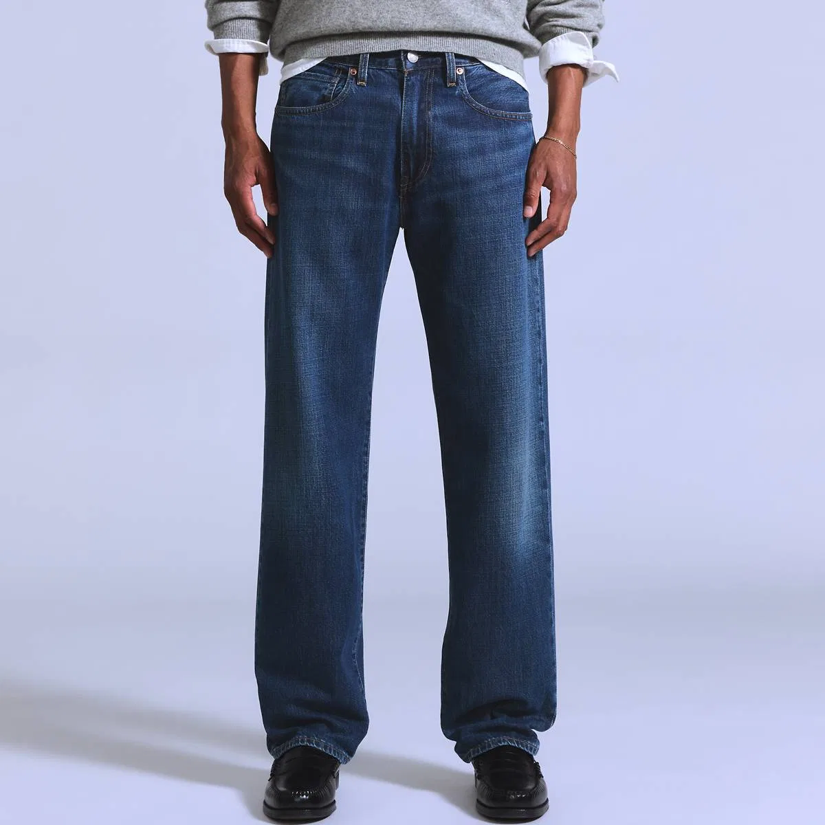 Свободные мужские джинсы Anchor Levi's, Wright - Dark Wash — фото 2