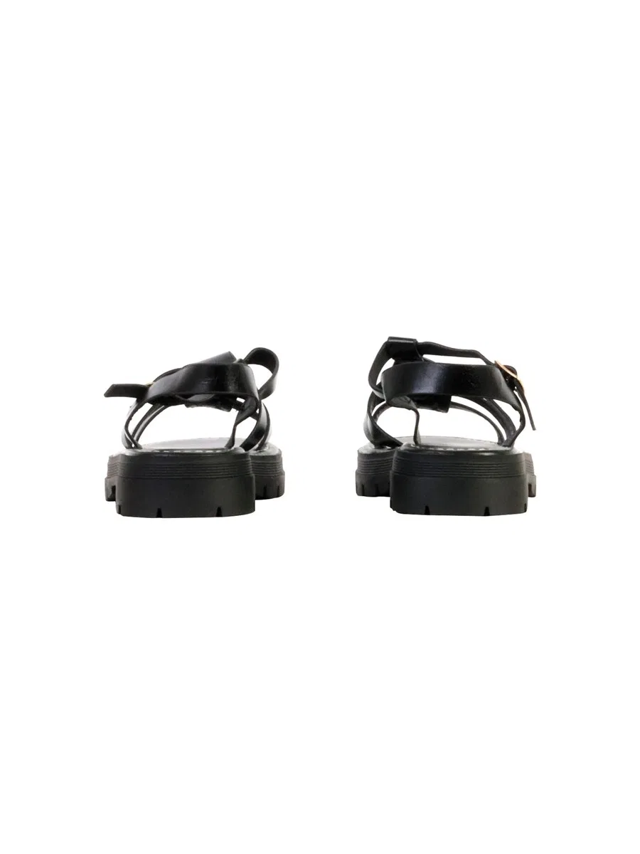 Сандалии Super Mode 'Kindersandalen mit Riemen' черного цвета — фото 4