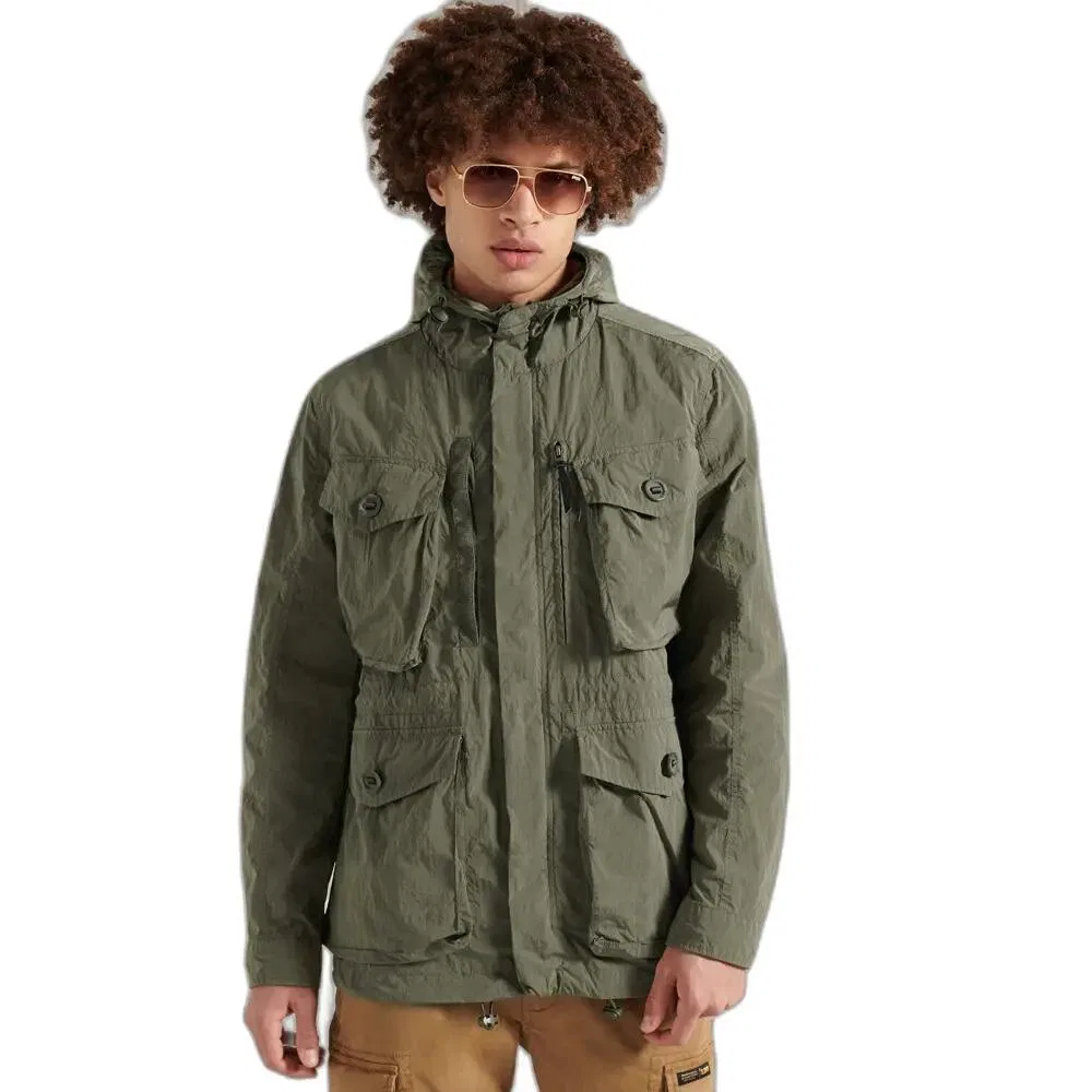 Мужская парка с принтом Militarischer Parka Superdry, Grun Khaki