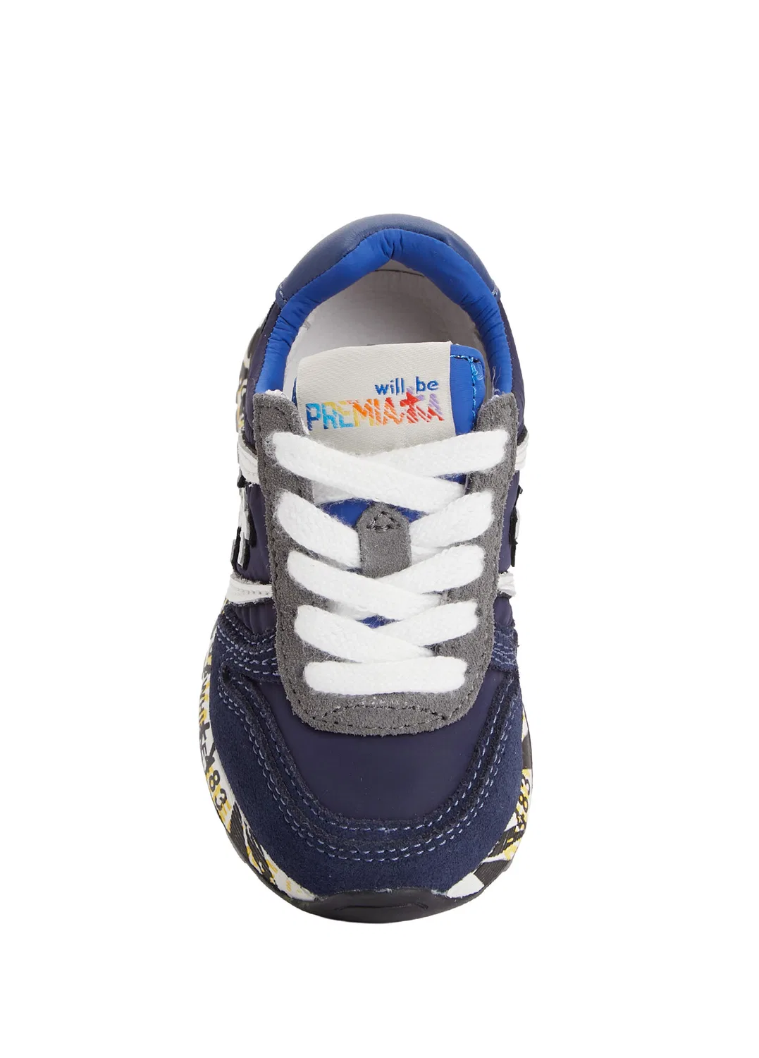Кроссовки детские Premiata Sky, dark blue — фото 4
