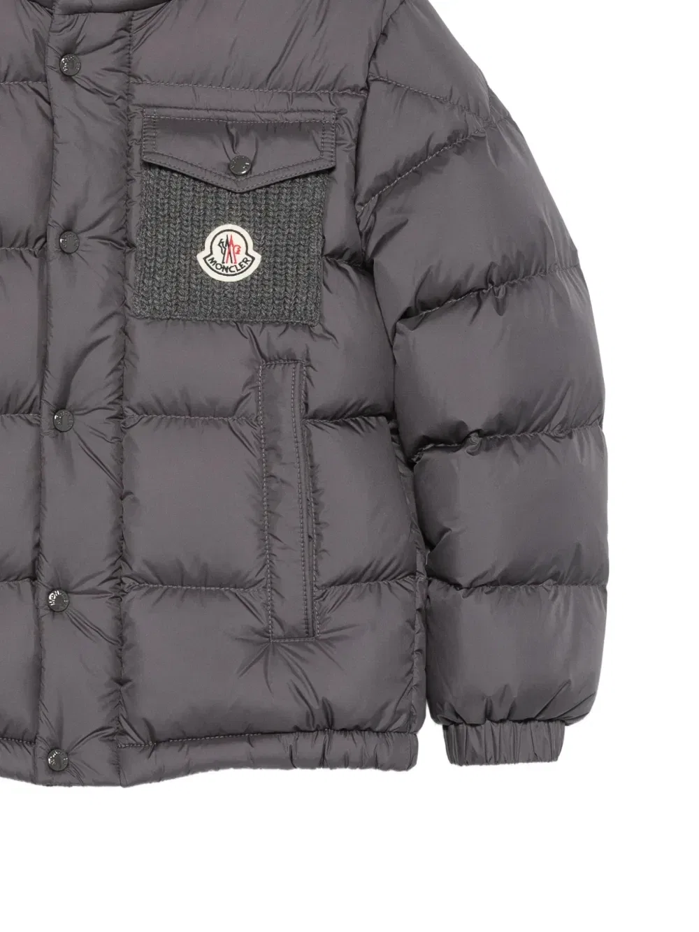 Куртка-пуховик Jarek Moncler Enfant, серый — фото 3
