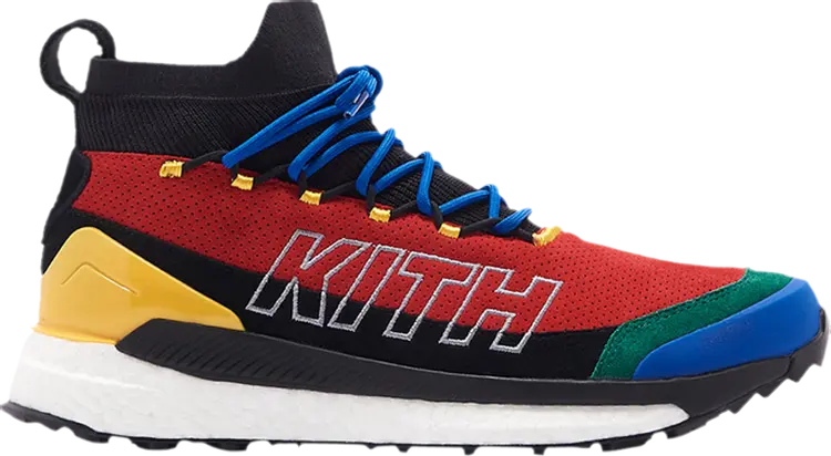

Ботинки Adidas KITH x Terrex Free Hiker 'Multi-Color', многоцветный