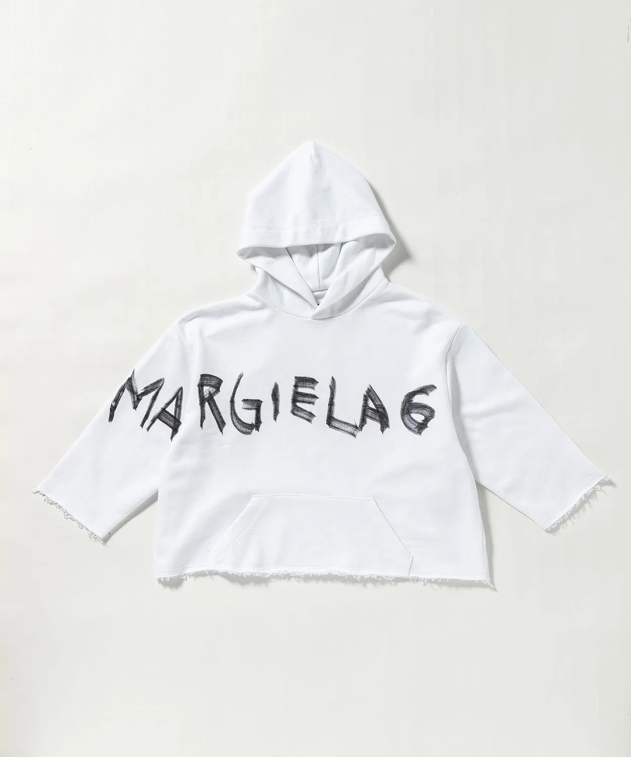 Детское худи с длинным рукавомMM6 Maison Margiela, Желтое — фото 4