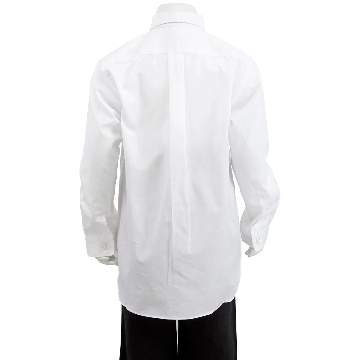 Детская рубашка с длинным рукавом и нашивкой-сердцем Comme Des Garcons, White — фото 3