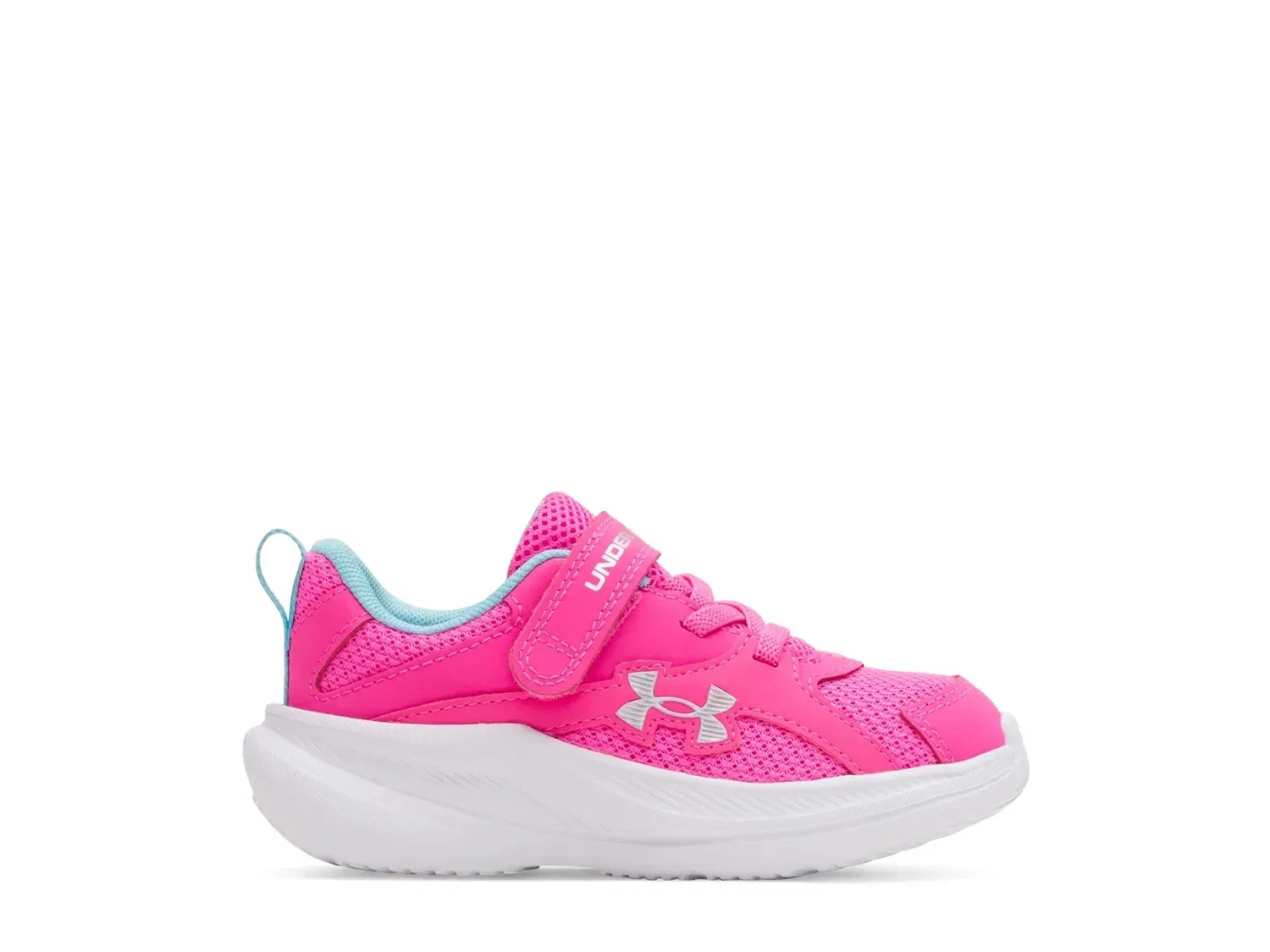Кроссовки Assert 11, детские, Under Armour, розовый/голубой