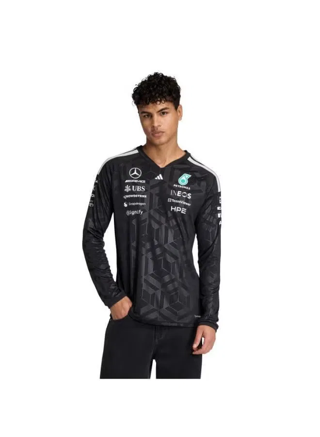 Лонгслив с длинным рукавом Mercedes - AMG Petronas Formula 1 Team Driver Jersey Adidas, черный