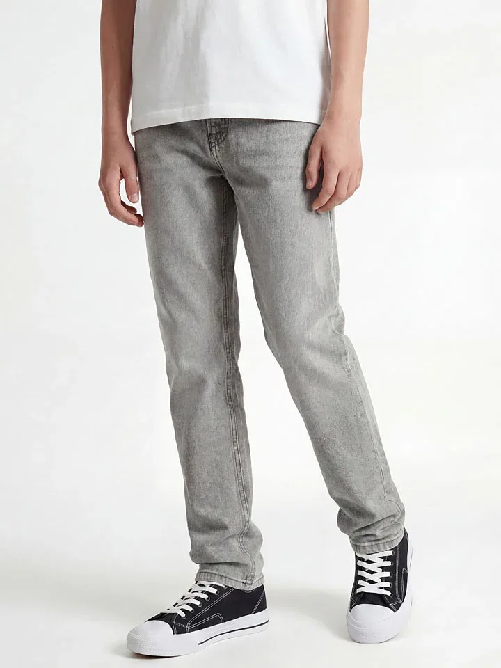 Джинсы узкого кроя Chris Jack & Jones Junior, серый