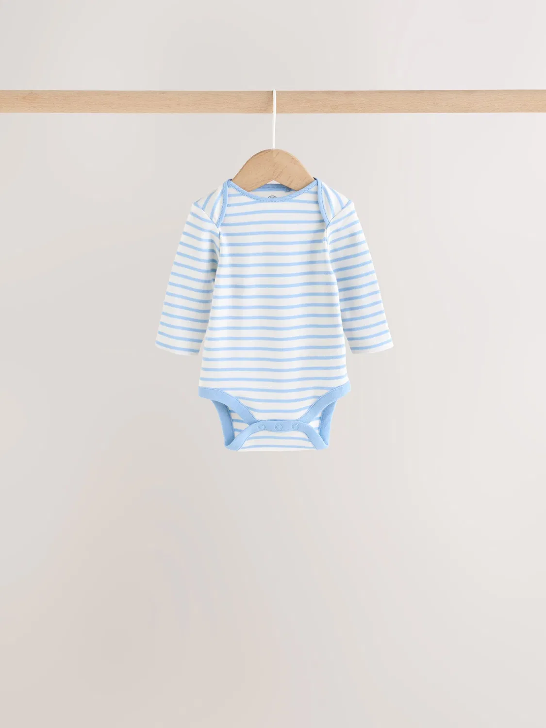 Детские боди с длинными рукавами в яркую полоску (5 шт.) Next, Bright Stripe — фото 2