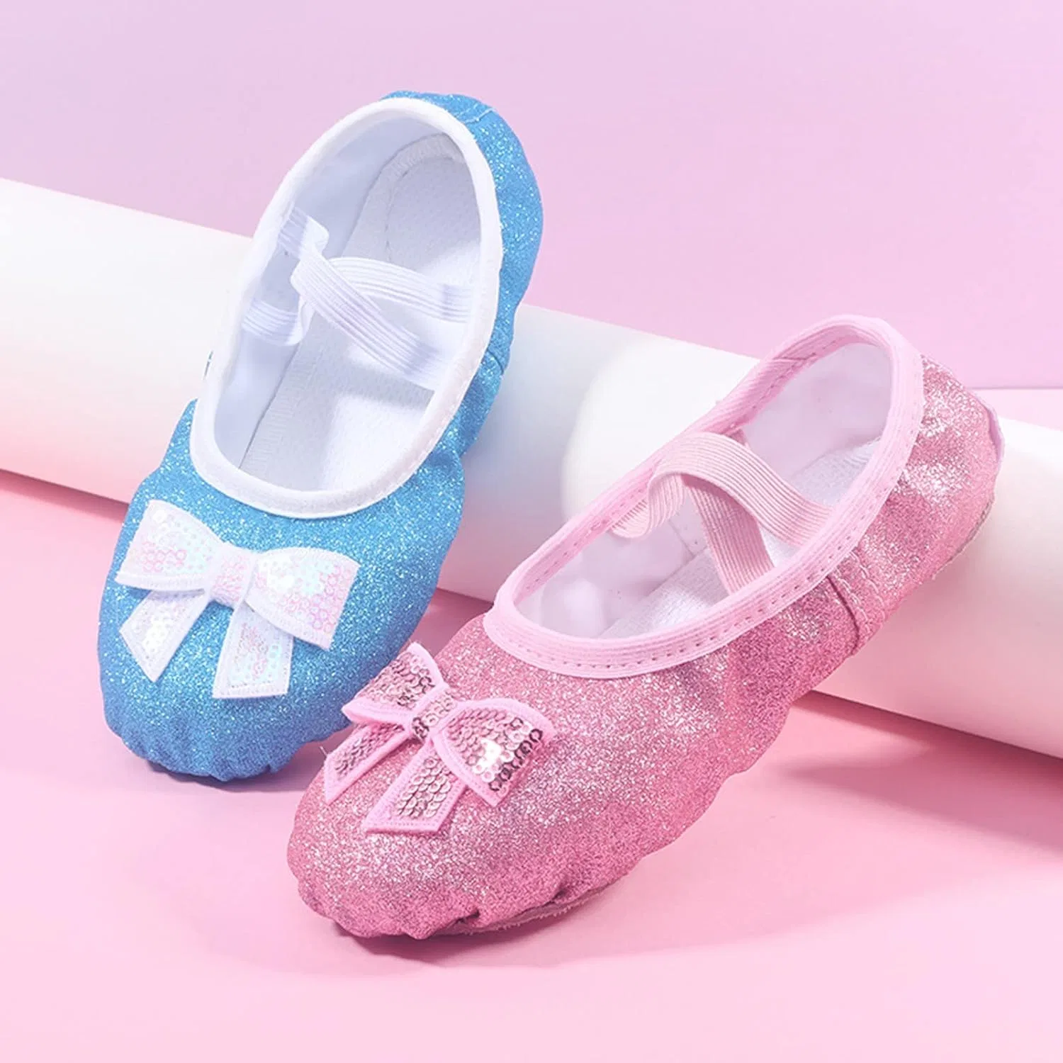 Детские балетки для девочек с блестками Pin𝐤 Ballet Flat — фото 4