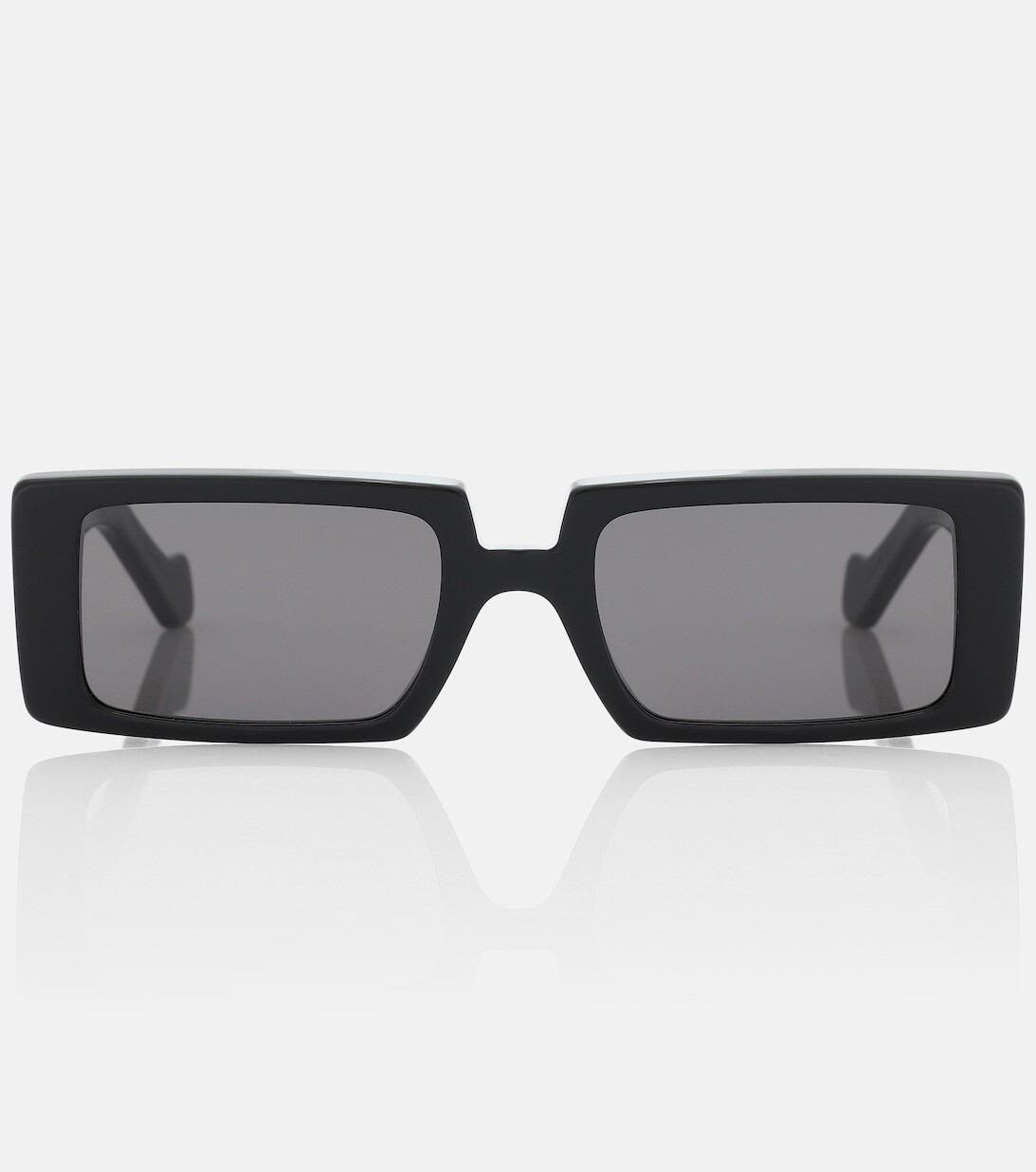 

Солнцезащитные очки в квадратной оправе Loewe, черный