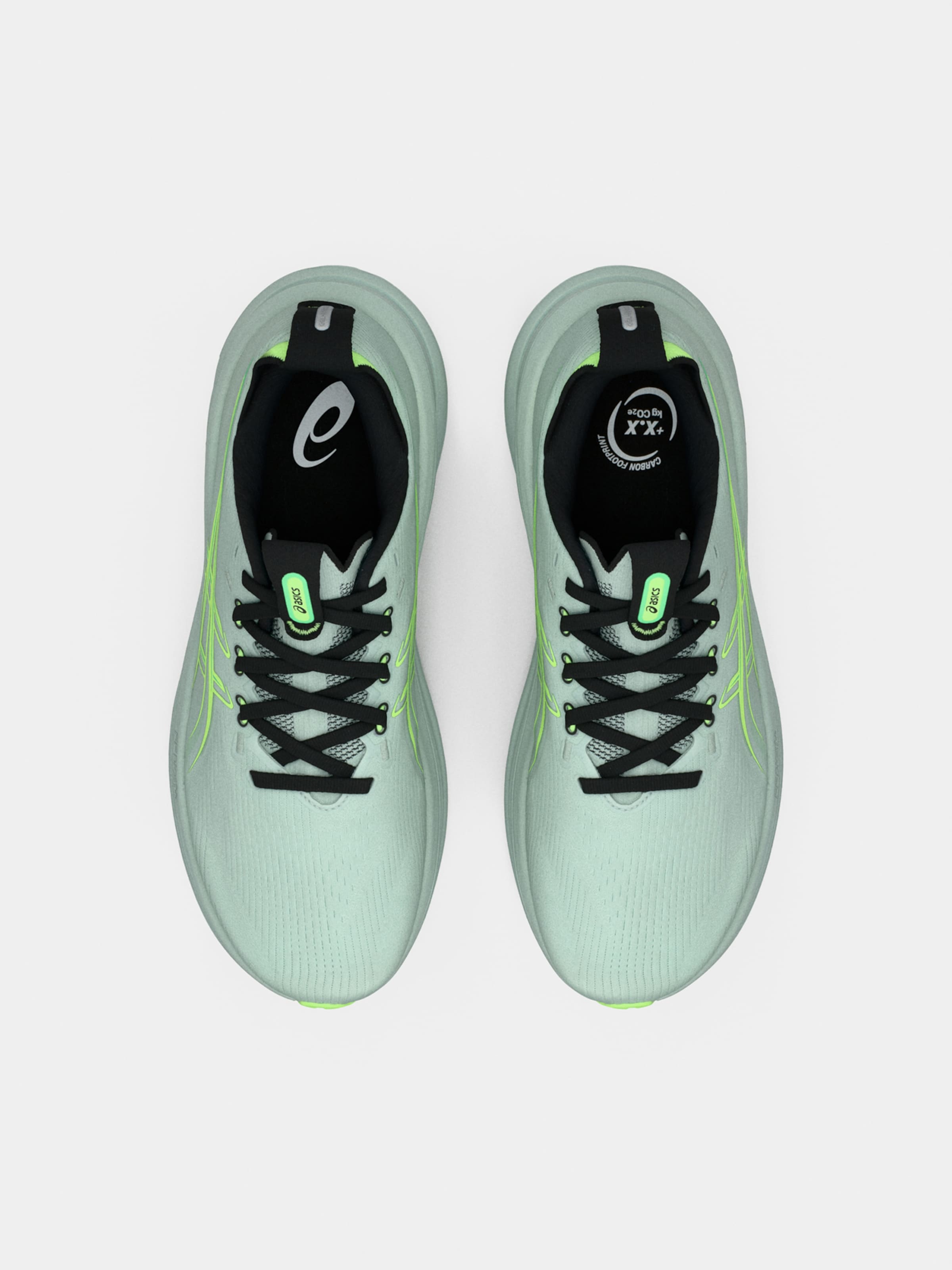 ASICS Кроссовки для бега 'GEL-NIMBUS 28' в цвете Mint, Neon Green — фото 3