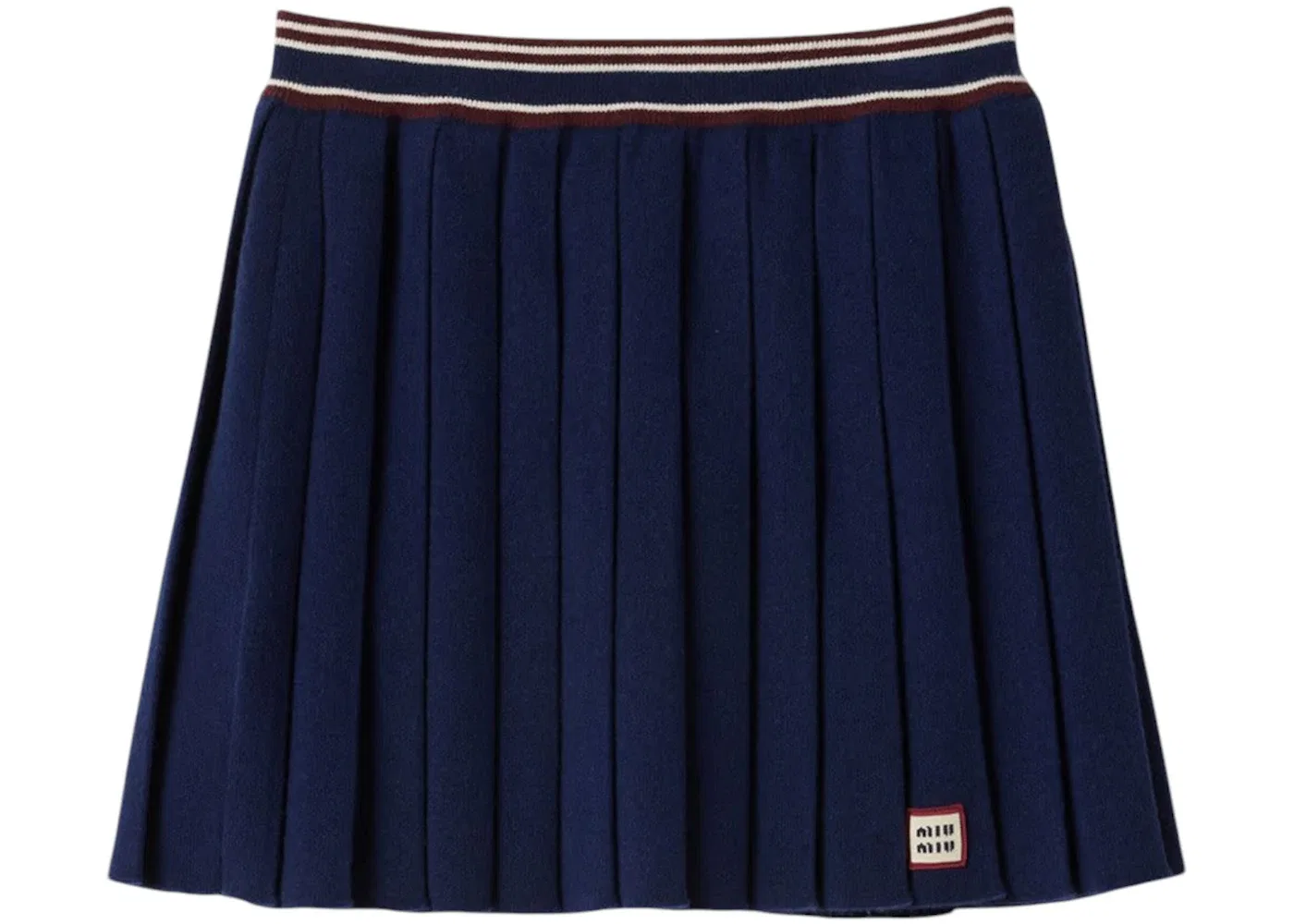 Женская юбка с принтом Miu Miu, Navy