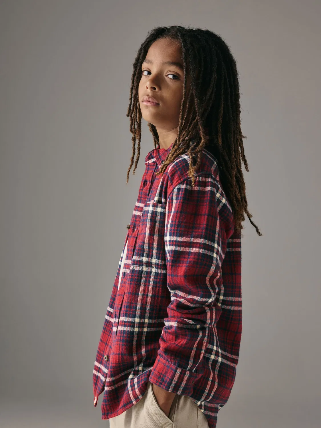 Рубашка в клетку Superdry Red — фото 3