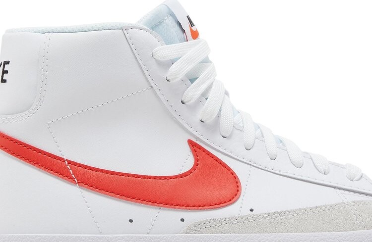Кроссовки Nike Blazer Mid '77 GS 'White Red Blue', белый — фото 3