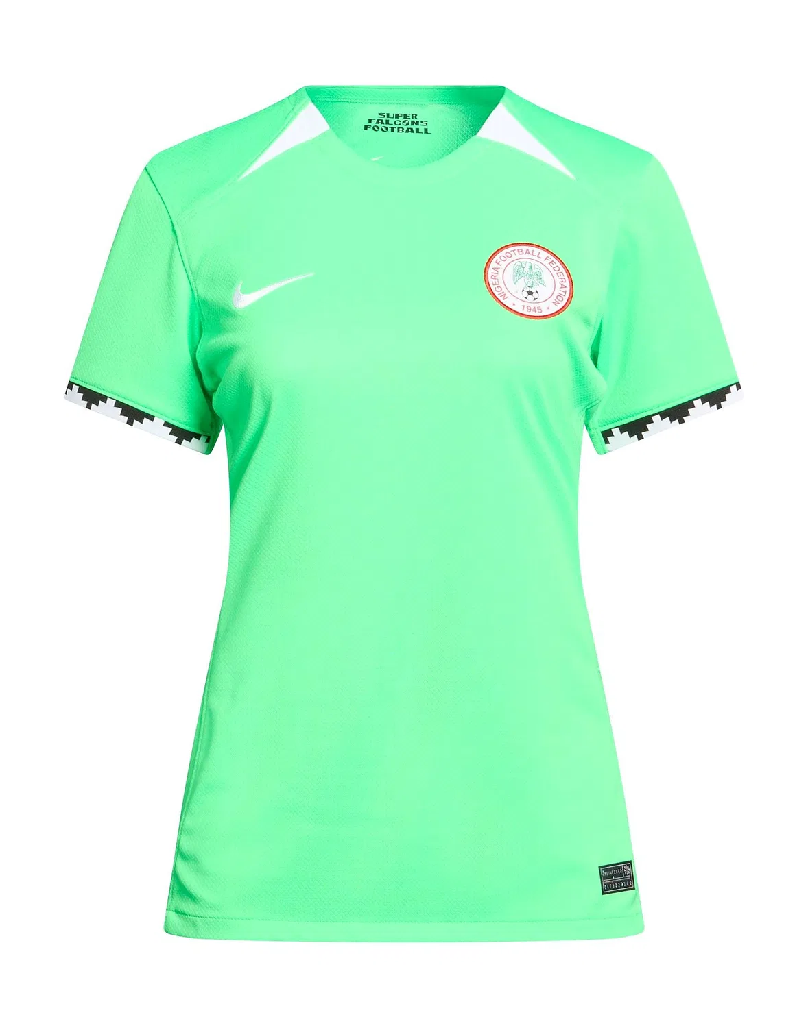 Женская футболка с принтом X Nigerian Football Federation Nike, салатовый