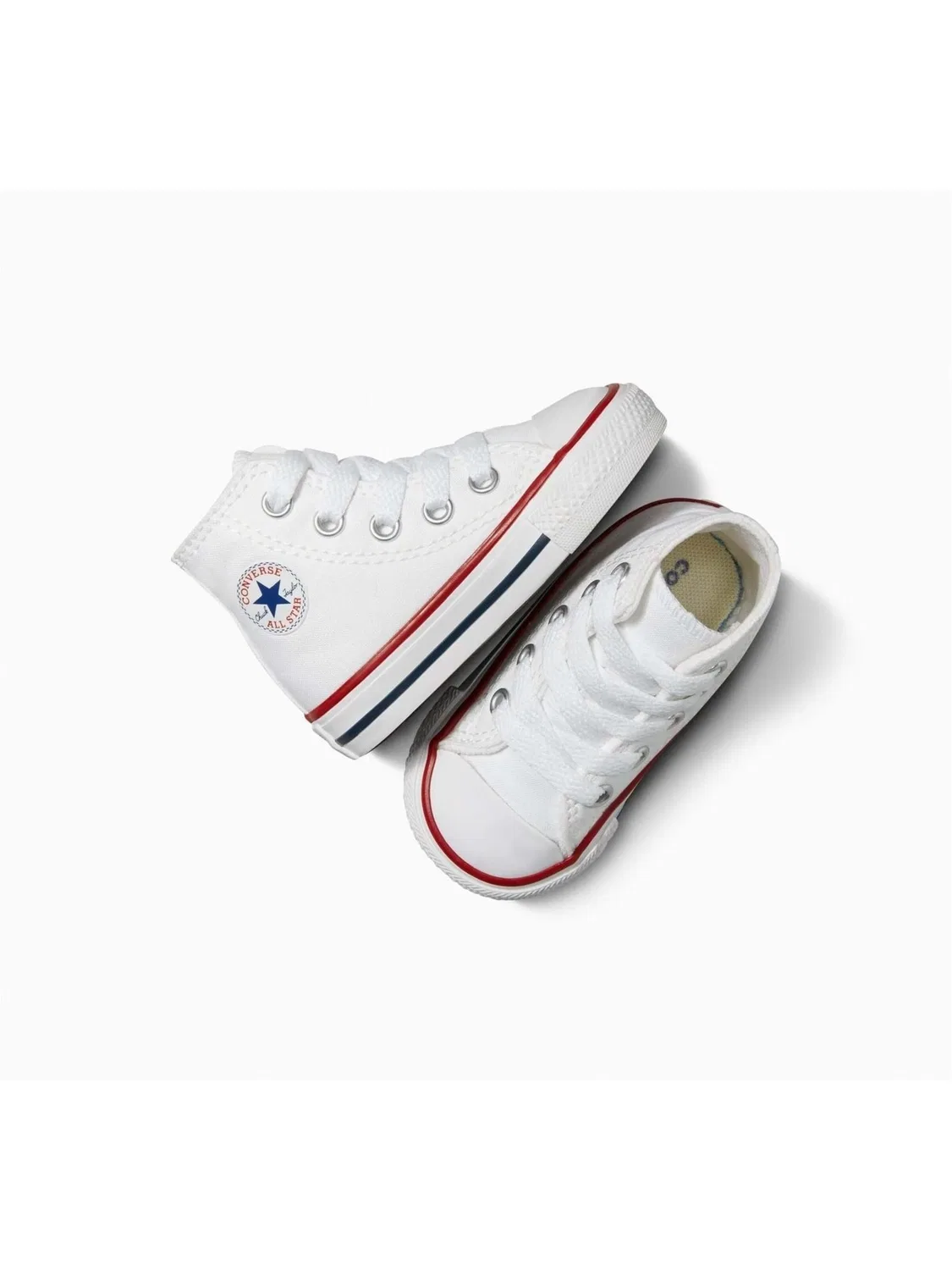 Кроссовки Converse белого цвета — фото 2