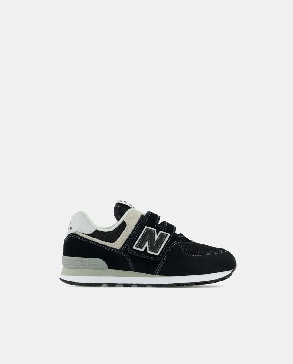 

Детские повседневные кроссовки 574 Core Hook & Loop New Balance, черный