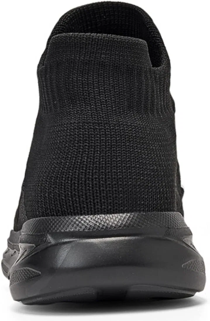 Детские кроссовки для девочек с дышащим трикотажем LLTMALL, Black — фото 3