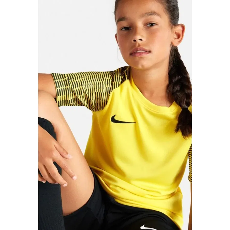 Детская футболка с принтом Dri-Fit Academy Nike, Желтый — фото 3
