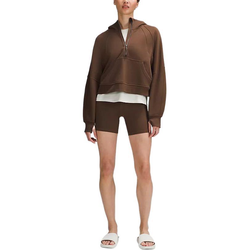 

Свободная худи с полумолнией из серии Scuba для женщин Lululemon, белый/WHT