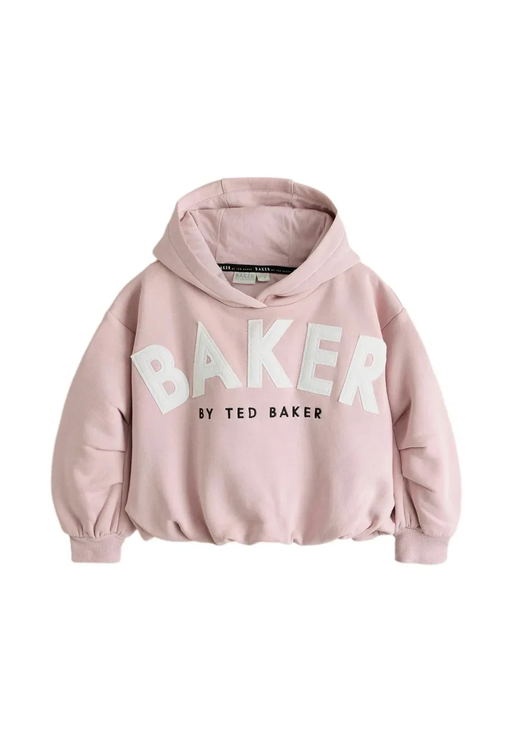Худи стандартного кроя с аппликацией в виде логотипа и выпуклым краем Baker By Ted Baker, Pink