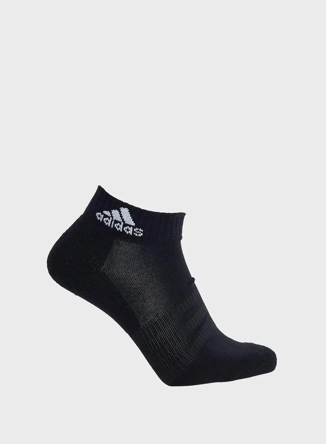 Носки спортивные удлиненные, комплект 6 пар, Adidas, черный — фото 4