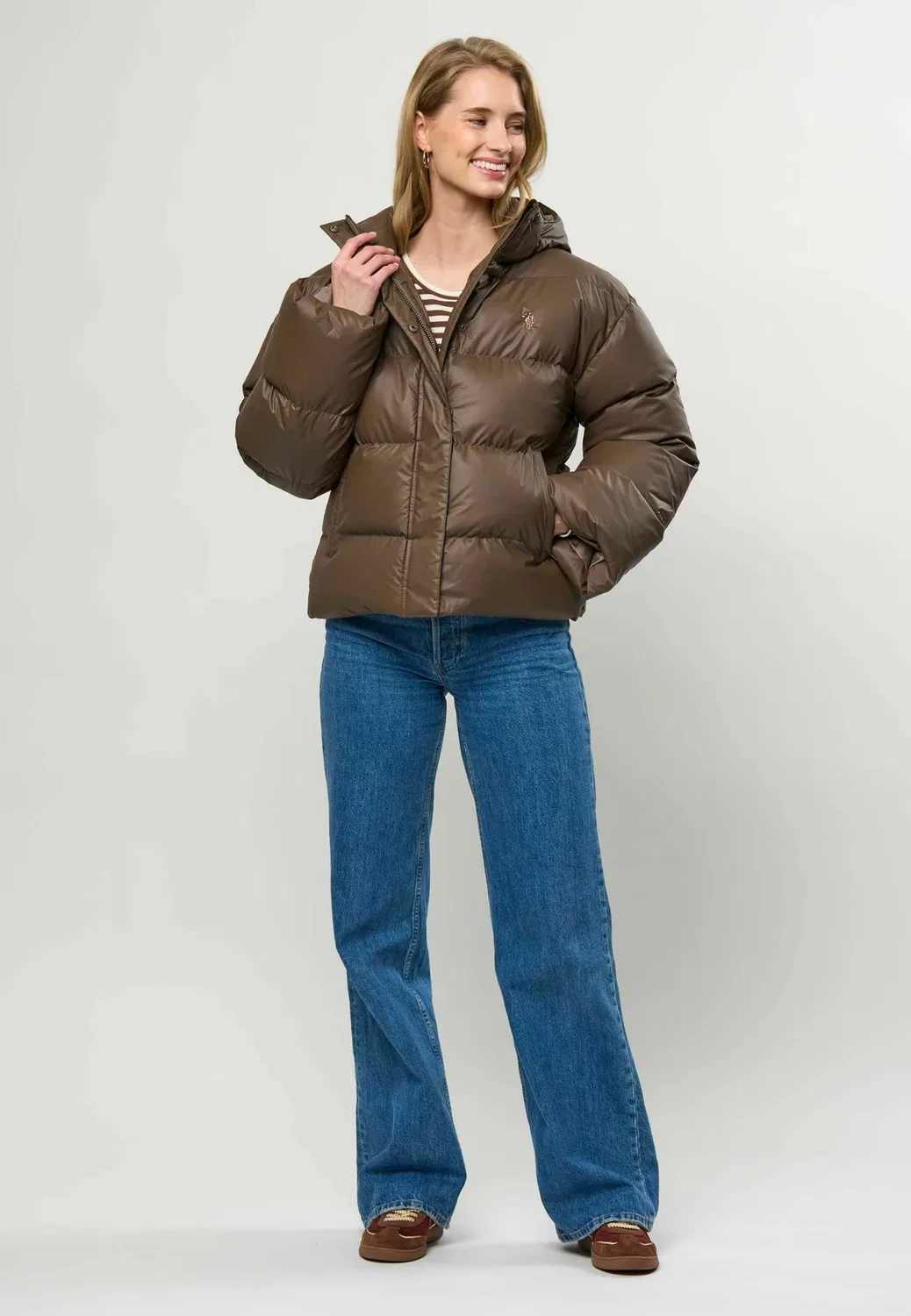 Куртка Uwlean - зимняя куртка U.S. Polo Assn., Brown — фото 2
