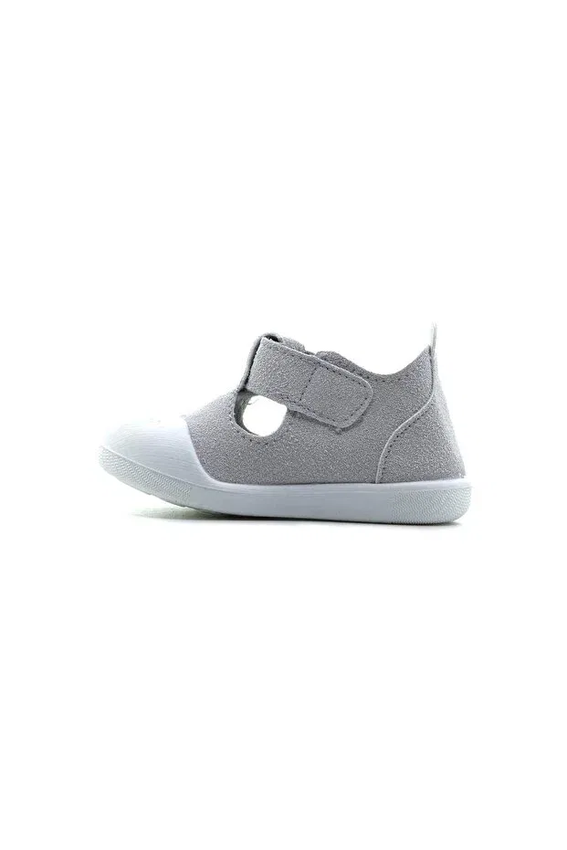 Детские ботинки для ходьбы с липучкой Vicco, Gray — фото 2