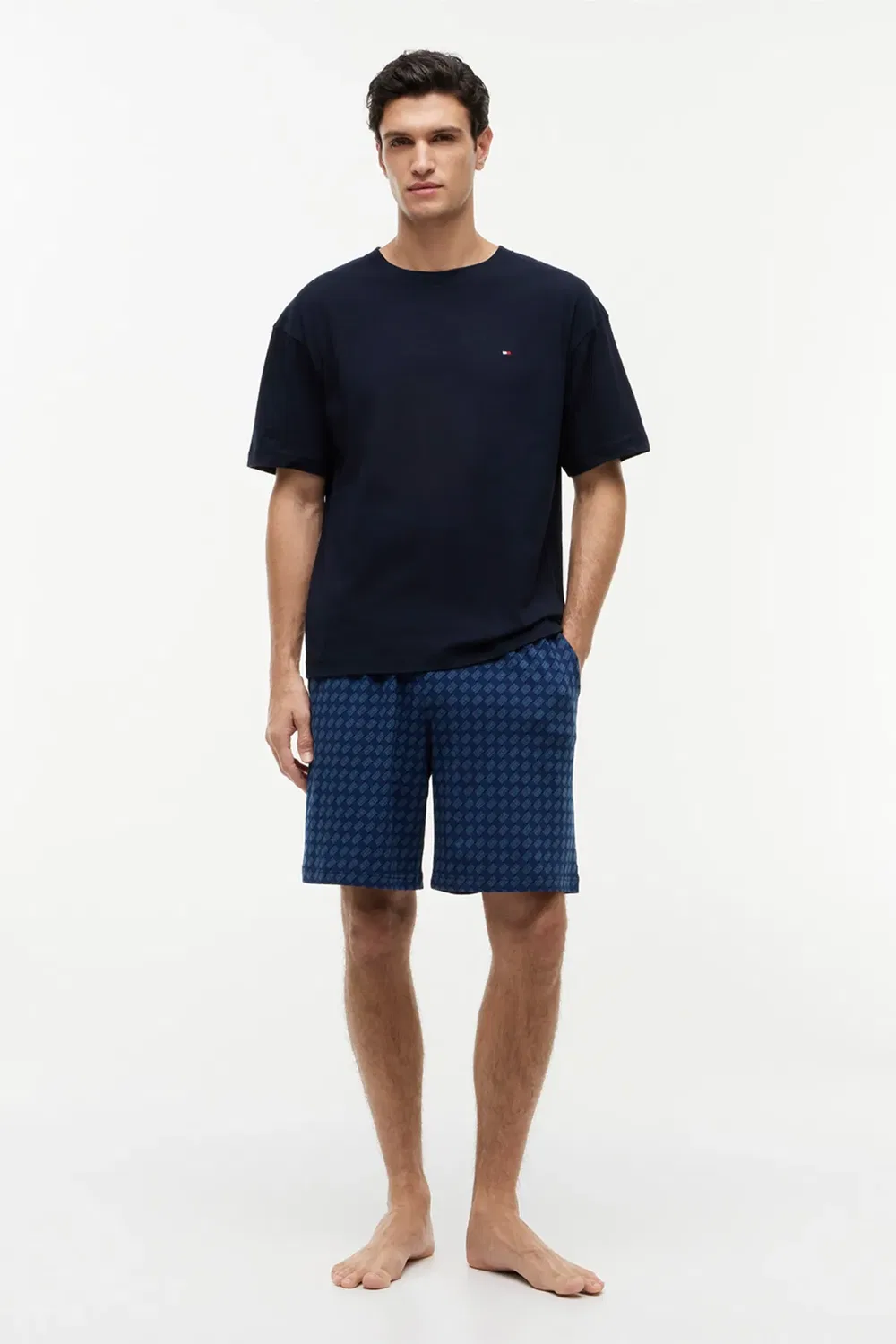 Мужской комплект пижамы с принтом Tommy Hilfiger, Navy